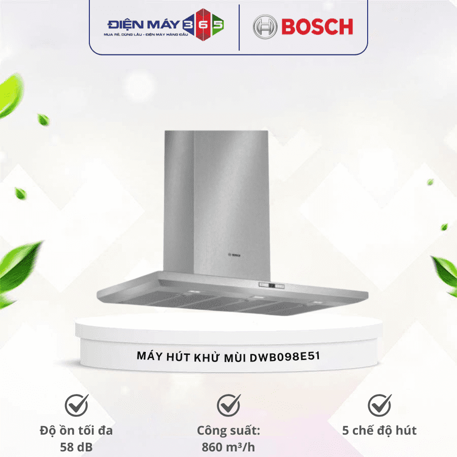 Máy hút khử mùi Bosch DWB098E51 3 Máy hút khử mùi Bosch DWB098E51
