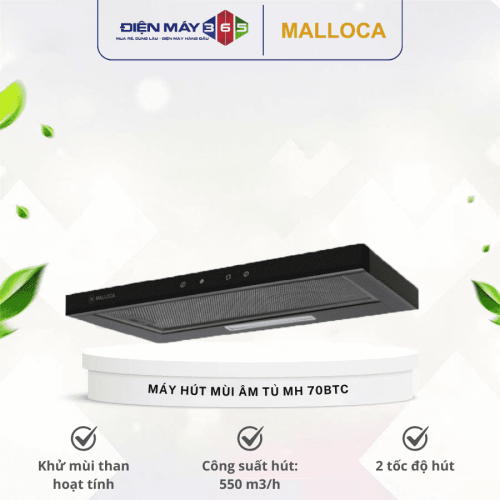 Máy hút mùi âm tủ Malloca MH 70BTC
