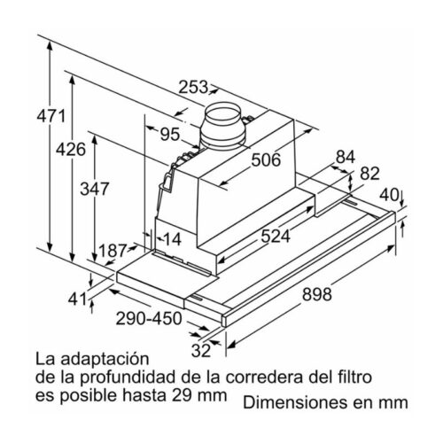 Máy Hút Mùi Bosch DFS097K51 9 thông số kỹ thuật của Máy Hút Mùi Bosch DFS097K51
