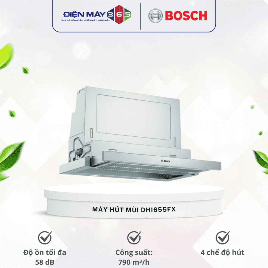 Máy hút mùi Bosch DHI655FX 3 Máy hút mùi Bosch DHI655FX