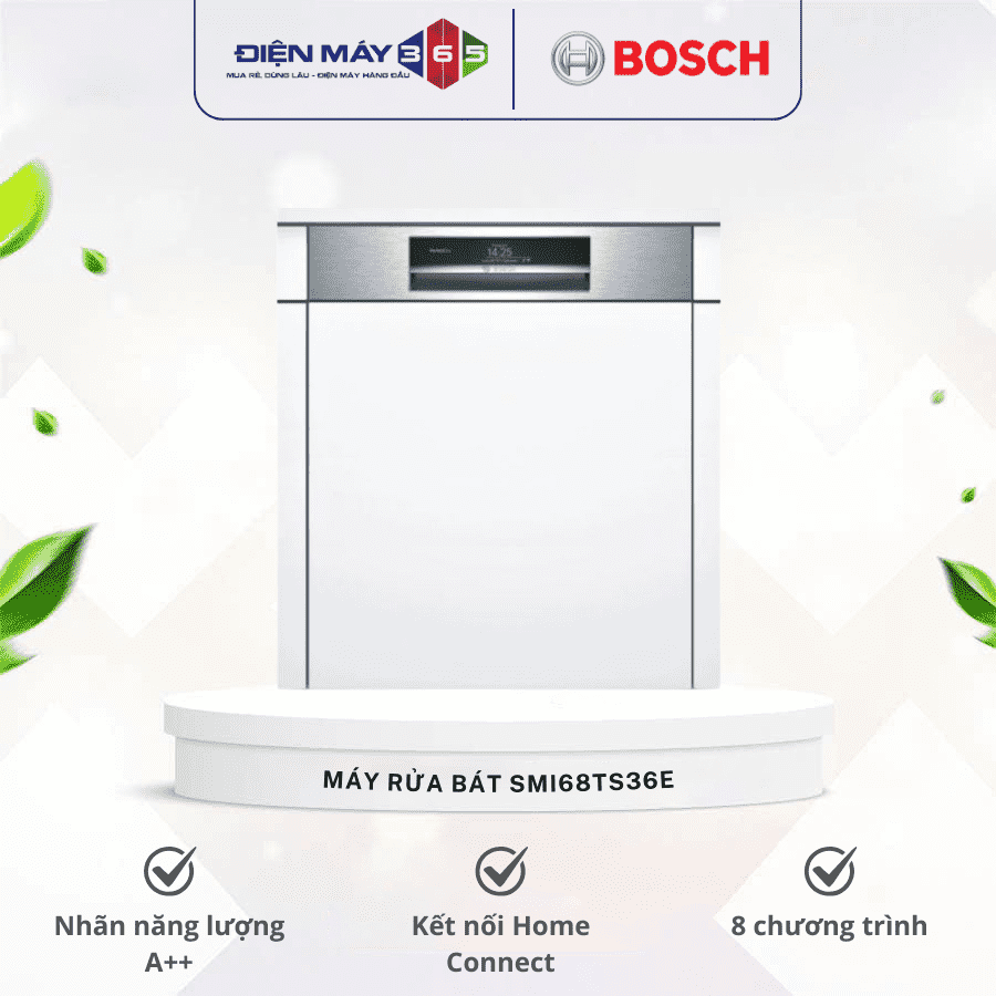 Máy rửa bát Bosch SMI68TS36E 3 Máy rửa bát Bosch SMI68TS36E