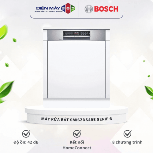 Máy rửa bát Bosch SMI6ZDS49E serie 6