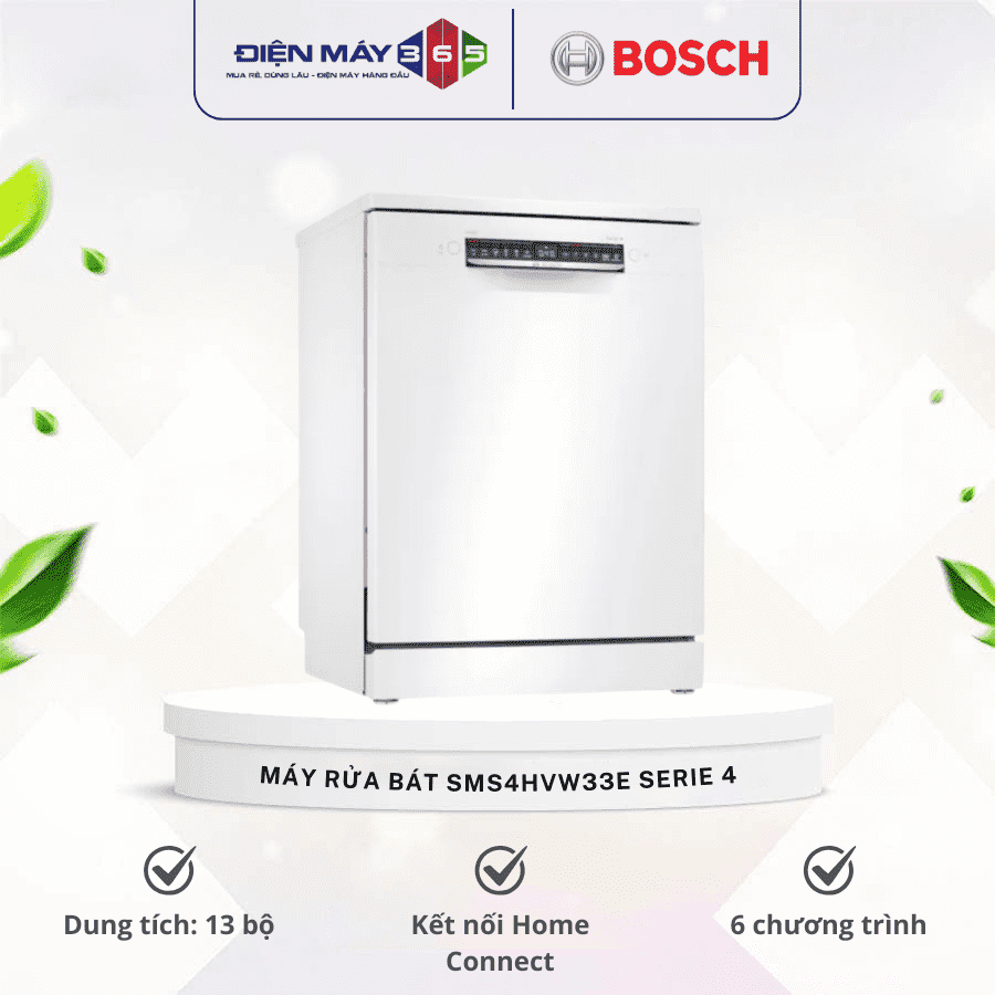 Máy rửa bát Bosch SMS4HVW33E serie 4 3 Máy rửa bát Bosch SMS4HVW33E serie 4