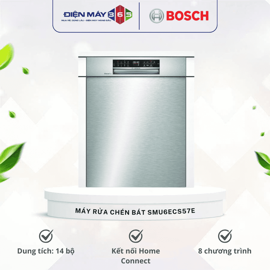 Máy rửa chén bát Bosch SMU6ECS57E 3 Máy rửa chén bát Bosch SMU6ECS57E