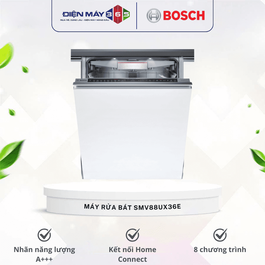 Máy rửa chén bát Bosch SMV88UX36E 3 Máy rửa chén bát Bosch SMV88UX36E