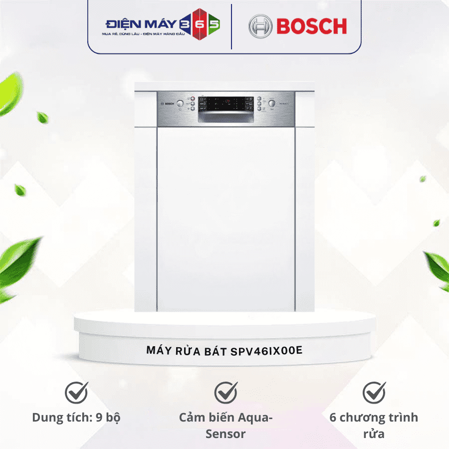 Máy rửa chén bát Bosch SPV46IX00E 3 Máy rửa chén bát Bosch SPV46IX00E