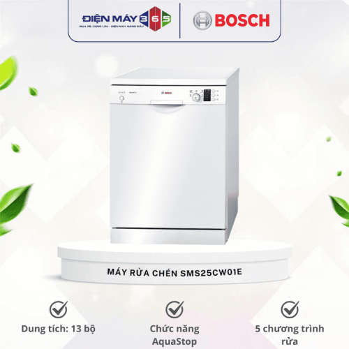 Máy rửa chén bát độc lập Bosch SMS25CW01E
