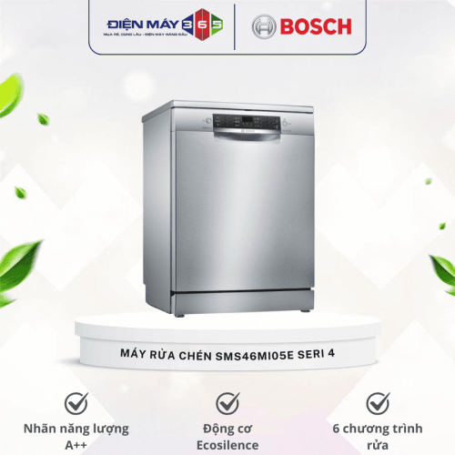Máy rửa chén bát độc lập Bosch SMS46MI05E Seri 4