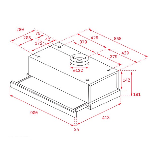 Máy hút mùi TEKA TL 9310 40474390 5 Máy hút mùi TEKA TL 9310 40474390 - Ảnh 3