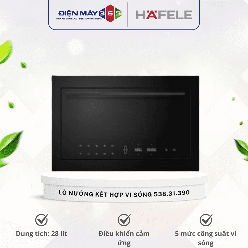 Lò Nướng Kết Hợp Vi Sóng Hafele HMO-6T28A 538.31.390 3 Lò Nướng Kết Hợp Vi Sóng Hafele HMO-6T28A 538.31.390