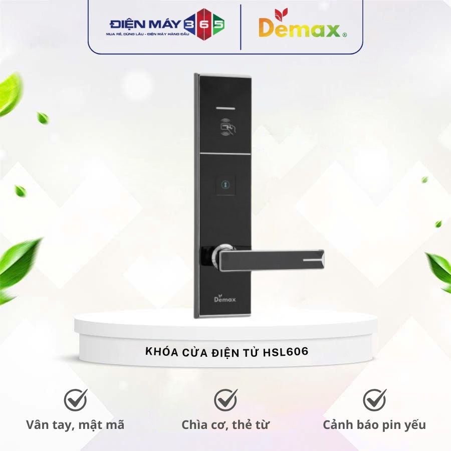 Khóa cửa điện tử Demax HSL606 3 Khóa cửa điện tử Demax HSL606