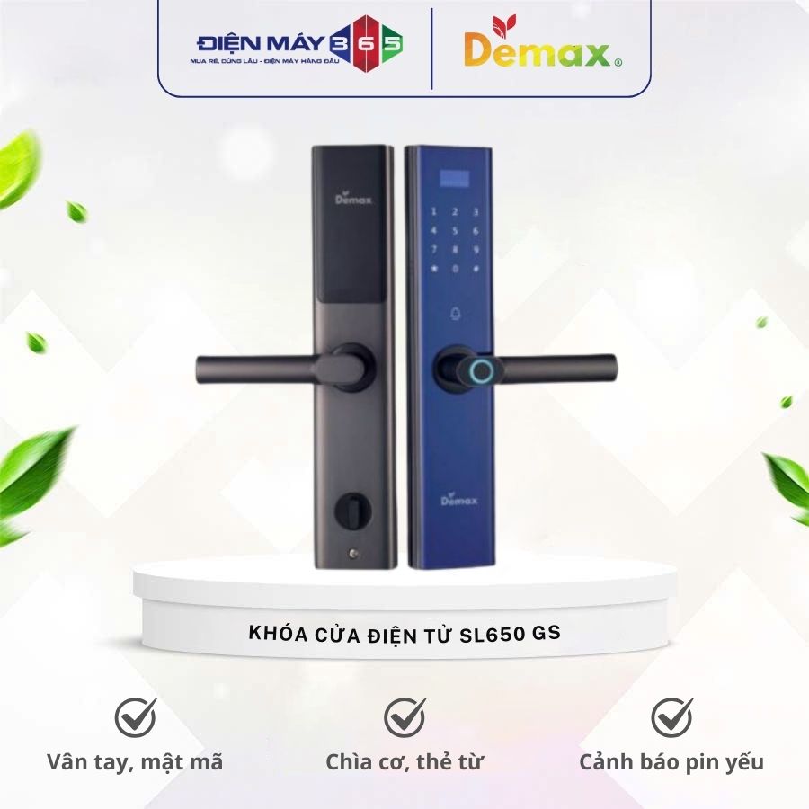 Khóa cửa điện tử Demax SL650 GS 3 Khóa cửa điện tử Demax SL650 GS