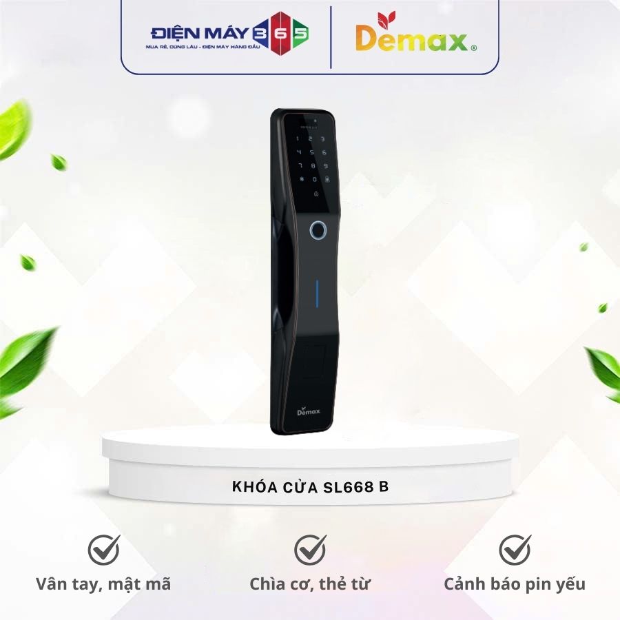 Khóa cửa điện tử Demax SL668 B 3 Khóa cửa điện tử Demax SL668 B