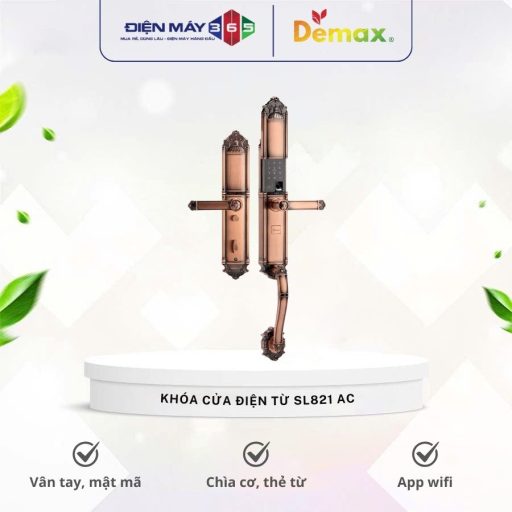 Khoa cua dien tu Demax SL821 AC cho dai sanh – biet thu