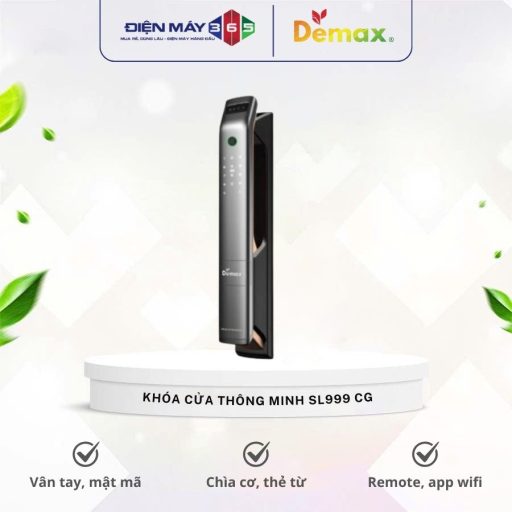 Khoa cua thong minh nhan dien khuon mat FACE ID 3D Demax SL999 CG 2