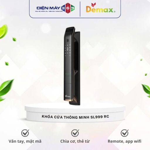 Khoa cua thong minh nhan dien khuon mat FACE ID 3D Demax SL999 RC