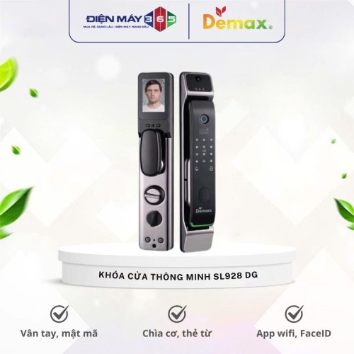Khóa cửa thông minh nhận diện khuôn mặt FACE-ID Demax SL928 DG