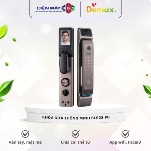 Khoa cua thong minh nhan dien khuon mat FACE ID Demax SL928 PB