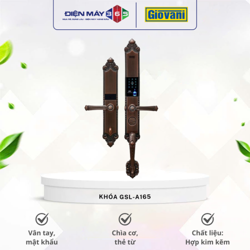 Khóa điện tử thông minh Giovani GSL-A165