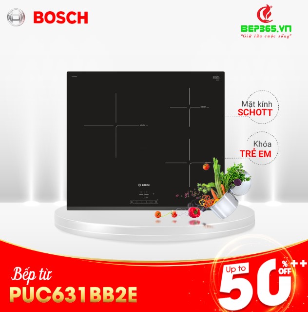 COMBO 9: Bếp Từ Bosch PUC631BB2E + Máy hút mùi Bosch DHL755BL 3 COMBO 9: Bếp Từ Bosch PUC631BB2E + Máy hút mùi Bosch DHL755BL