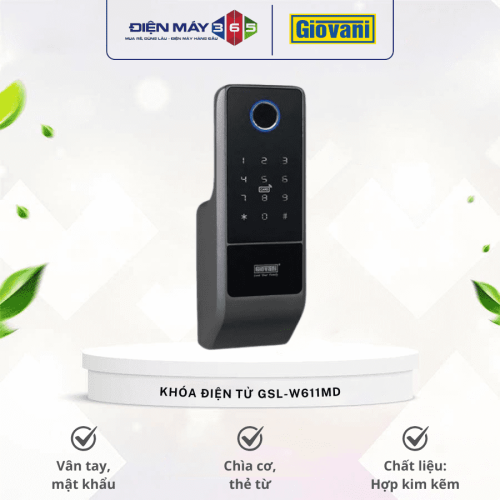 Khóa điện tử thông minh Giovani GSL-W611MD