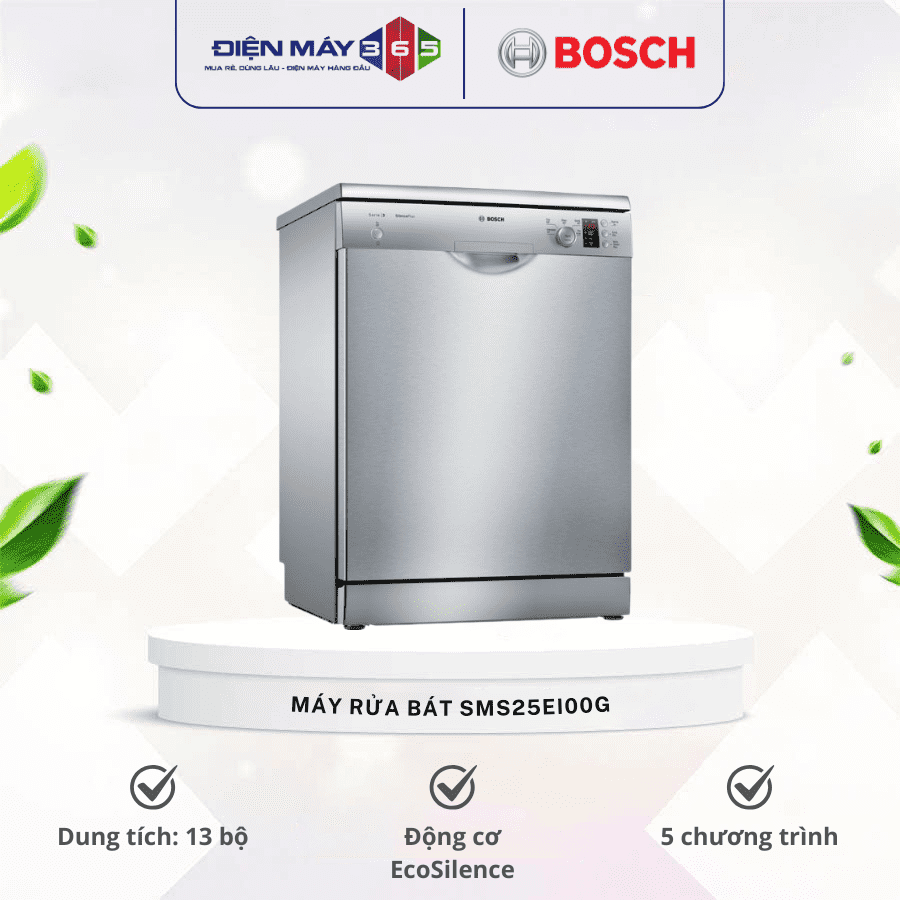 Máy rửa bát Bosch SMS25EI00G 3 Máy rửa bát Bosch SMS25EI00G