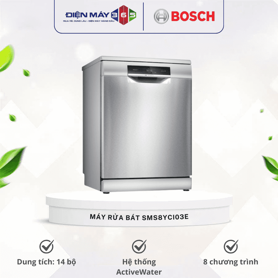 Máy rửa bát Bosch SMS8YCI03E 3 Máy rửa bát Bosch SMS8YCI03E