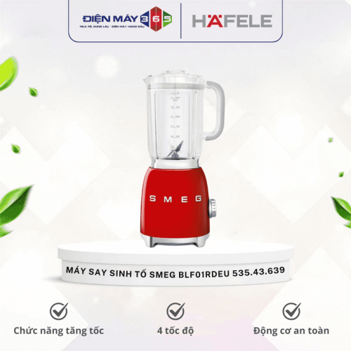 Máy say sinh tố Hafele Smeg BLF01RDEU 535.43.639 màu đỏ