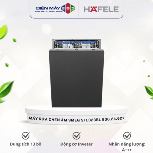 Máy rửa chén âm Hafele Smeg STL323BL 536.24.621