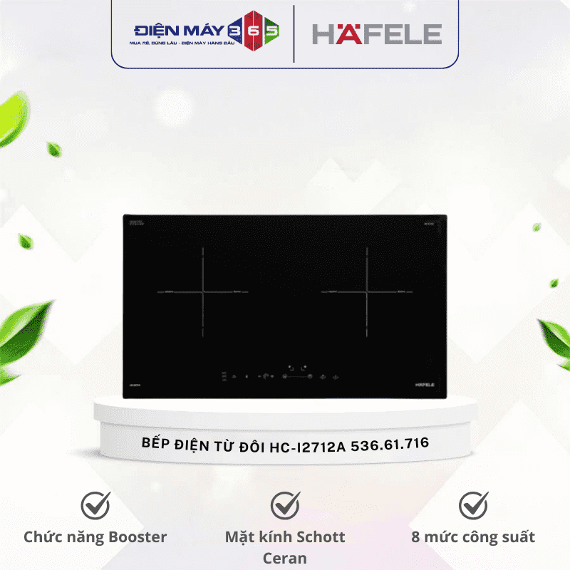 Bếp điện từ đôi Hafele HC-I2712A 536.61.716 3 Bếp điện từ đôi Hafele HC-I2712A 536.61.716
