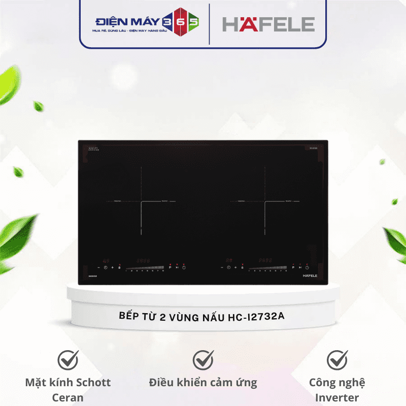 Bếp từ 2 vùng nấu Hafele HC-I2732A 536.61.726 3 Bếp từ 2 vùng nấu Hafele HC-I2732A 536.61.726