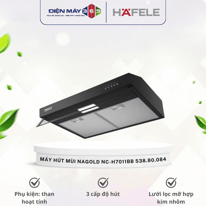 Máy hút mùi Hafele Nagold NC-H7011BB 538.80.084 3 Máy hút mùi Hafele Nagold NC-H7011BB 538.80.084