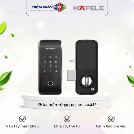 Khóa điện tử Hafele Digital door lock ER5100 with batt 912.20.224 6 912 optimized.20.224
