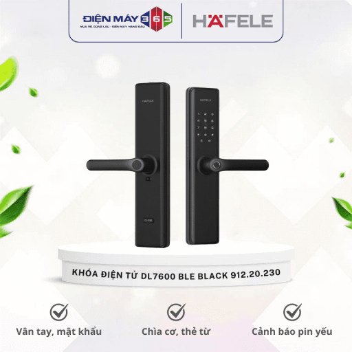Khóa điện tử Hafele DL7600 BLE black 912.20.230 6 912 optimized.20.230