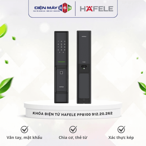 Khóa điện tử Hafele PP8100 BLE black with Z-wave 912.20.262 4 912 optimized.20.262