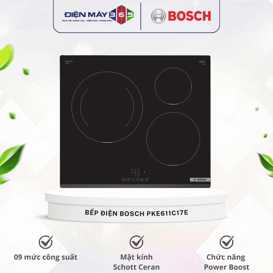 Bếp Điện Bosch PKE611C17E 2 Bếp Điện Bosch PKE611C17E
