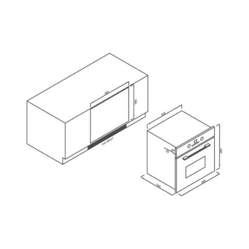 Lò Nướng 5 Chức Năng Malloca EB-56ERG-5C11 6 Kích thước của Lò Nướng 5 Chức Năng Malloca EB-56ERG-5C11