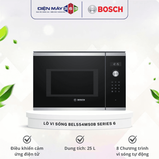 Lò vi sóng Bosch BEL554MS0B Series 6 8 lo vi song bosch bel554ms0b series 6 optimized