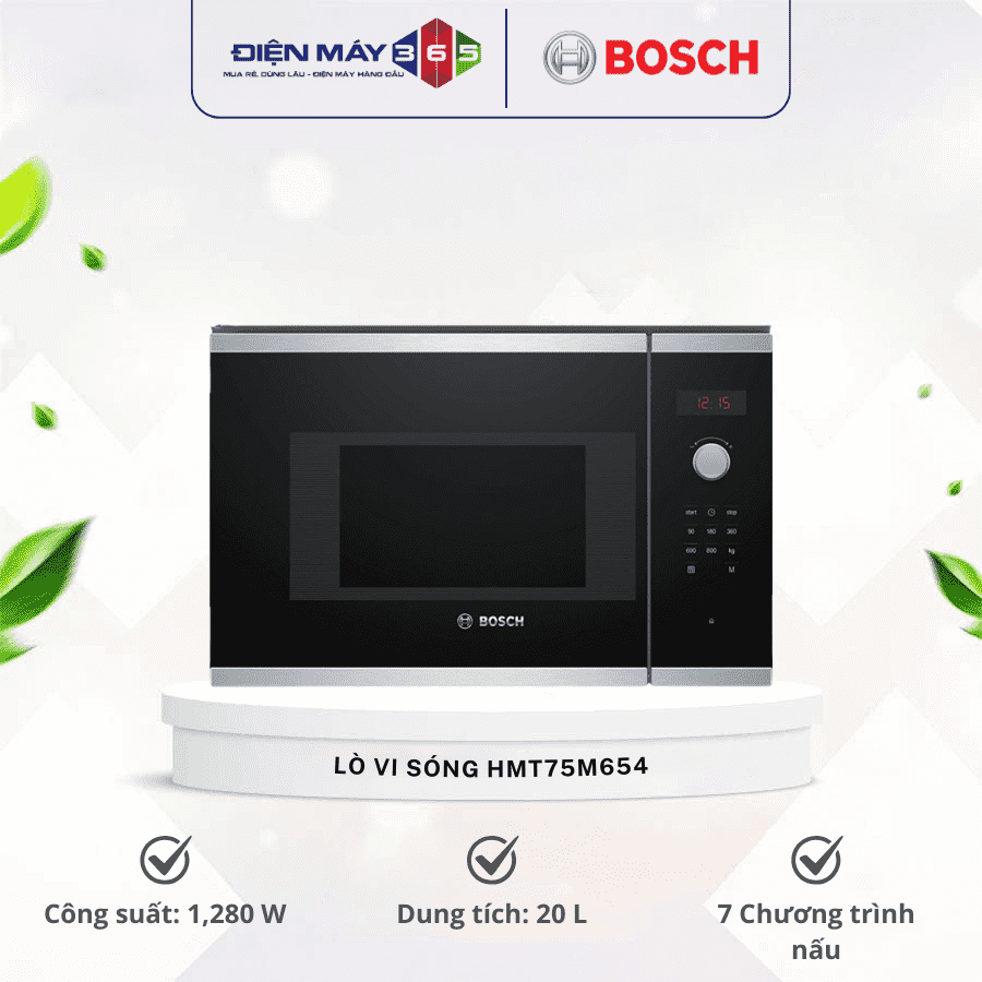 Lò vi sóng Bosch HMT75M654 3 Lò vi sóng Bosch HMT75M654