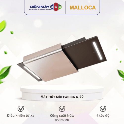 Máy hút khói khử mùi MALLOCA FASCIA C-90