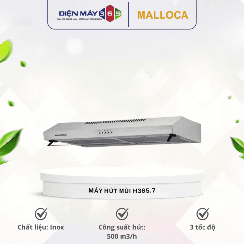 Máy hút khói khử mùi MALLOCA H365.7