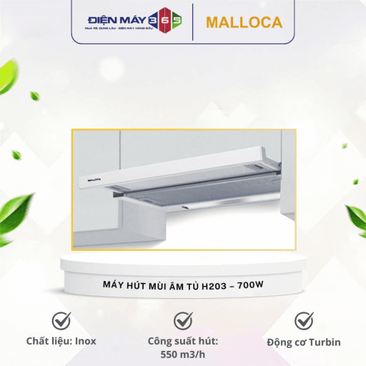 Máy hút mùi âm tủ Malloca H203 - 700W 4 may hut mui am tu malloca h203 – 700w optimized