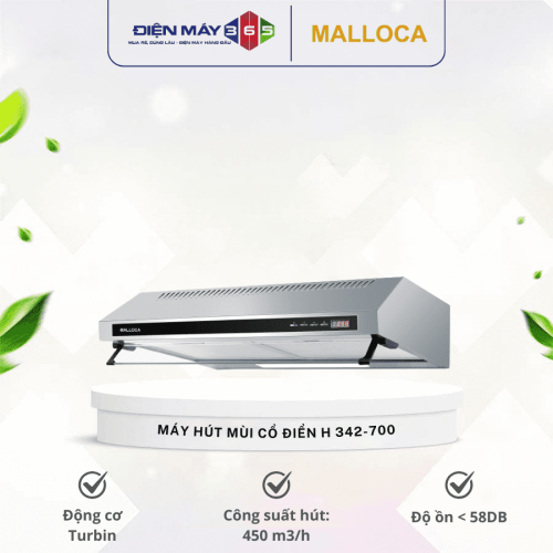 Máy hút mùi cổ điển Malloca H 342-700