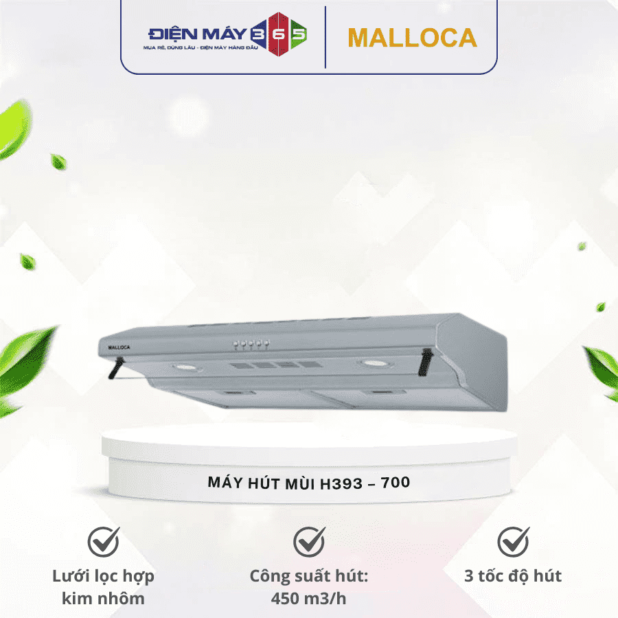 Máy hút mùi MALLOCA H393 - 700 3 Máy hút mùi MALLOCA H393 - 700