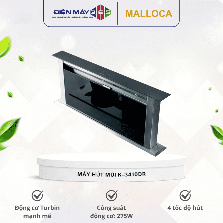 Máy Hút Mùi Malloca K-3410DR 3 Máy Hút Mùi Malloca K-3410DR