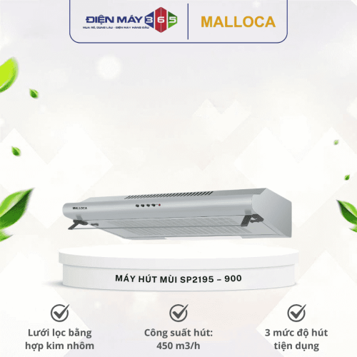 Máy hút mùi Malloca SP2195 - 900