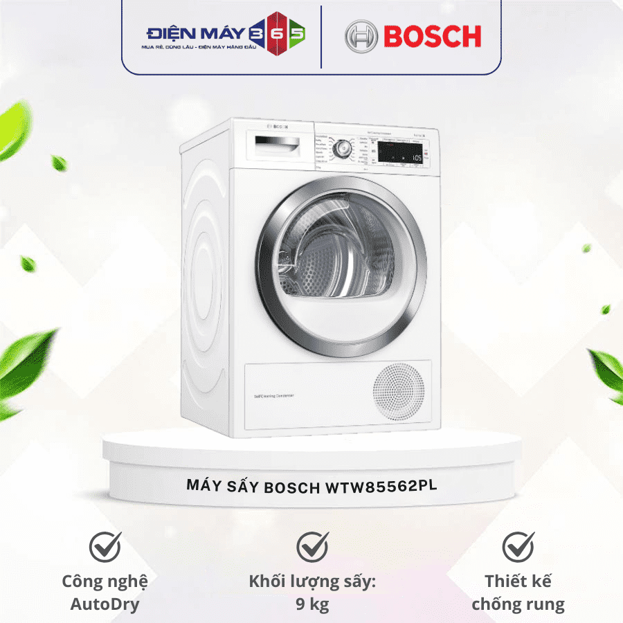 Máy sấy Bosch WTW85562PL 3 Máy sấy Bosch WTW85562PL