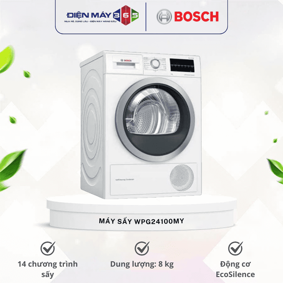 Máy sấy quần áo Bosch WPG24100MY 3 Máy sấy quần áo Bosch WPG24100MY