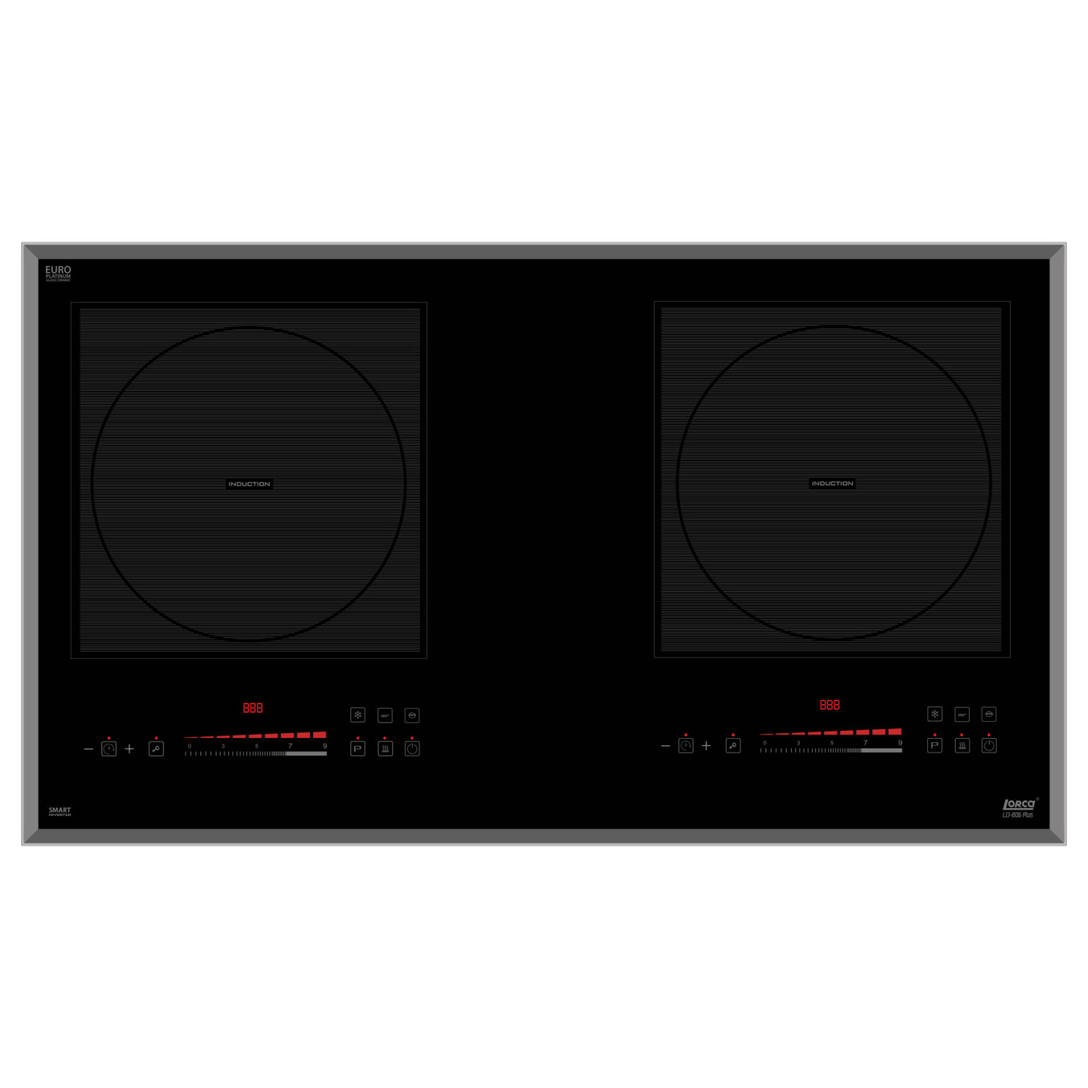 Bếp từ đôi Lorca LCI-806 Plus 3 Bếp từ đôi Lorca LCI-806 Plus