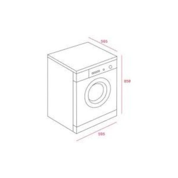 Máy giặt sấy TEKA TKD 1610 WD 5 Kích thước của Máy giặt sấy TEKA TKD 1610 WD